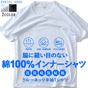 �傫���T�C�Y �����Y DANIEL DODD ��100% �N���[�l�b�N ���� T�V���c ���� ���� ���L�R�� �C���i�[�V���c azu-2550