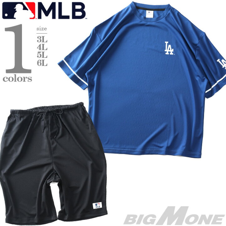 楽天市場】大きいサイズ メンズ MLB エステルメッシュ 半袖 Tシャツ +  