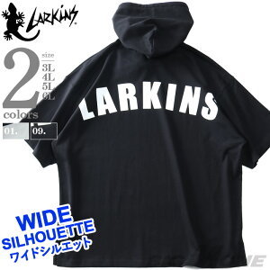�傫���T�C�Y �����Y LARKiNS ���[�L���X �v�����g ���� �v���I�[�o�[ �p�[�J�[ ���C�h�V���G�b�g l2651-362