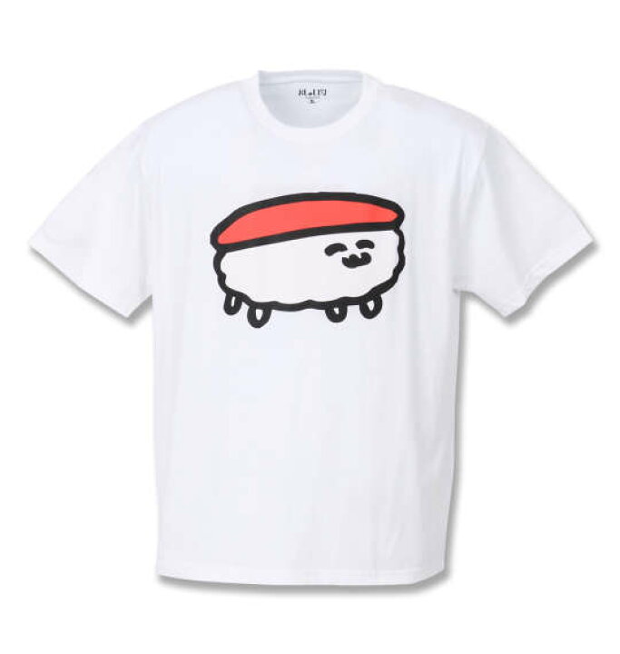 楽天市場 大きいサイズ メンズ おしゅしだよ でかおしゅし半袖tシャツ ホワイト 1178 55 1 3l 4l 5l 6l 大きいサイズの店ビッグエムワン
