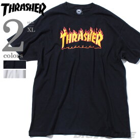 【大きいサイズ】【メンズ】THRASHER(スラッシャー) 半袖デザインTシャツ【USA直輸入】311019