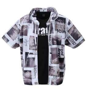 �傫���T�C�Y �����Y BEAUMERE ���ؑ��� ���� �t���W�b�v �p�[�J�[ + ���� T�V���c �O���[�n × �u���b�N 1258-2272-2 3L 4L 5L 6L