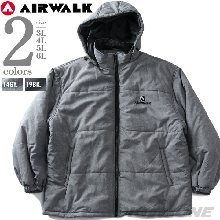 楽天市場】大きいサイズ メンズ AIRWALK エアウォーク フード脱着 中綿 
