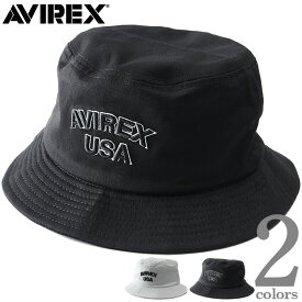 メンズ AVIREX アヴィレックス ロゴ刺繍 ハット 帽子 USA直輸入 14755800