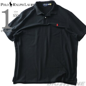 大きいサイズ メンズ POLO RALPH LAUREN ポロ ラルフローレン 鹿の子 半袖 ポロシャツ USA直輸入 710783656-020