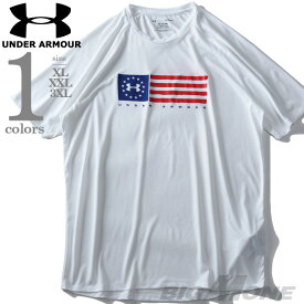 大きいサイズ メンズ UNDER ARMOUR アンダーアーマー プリント 半袖 Tシャツ USA直輸入 um0638