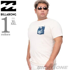 大きいサイズ メンズ BILLABONG ビラボン 切替 ポケット付 半袖 Tシャツ USA直輸入 m4331btp