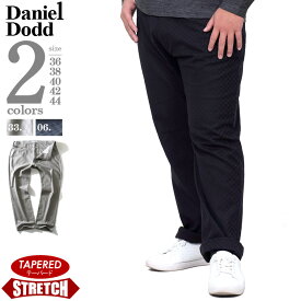 大きいサイズ メンズ パンツ 5ポケット テーパード 市松織柄 DANIEL DODD 651-d209001