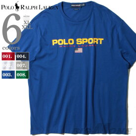 大きいサイズ メンズ POLO RALPH LAUREN ポロ ラルフローレン プリント 半袖 Tシャツ USA直輸入 710750444