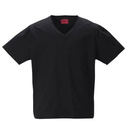 大きいサイズ メンズ Levi's 2P Vネック 半袖 Tシャツ ブラック 1278-0200-2 2L 3L 4L 5L 6L 8L