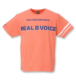 大きいサイズ メンズ RealBvoice WATERMAN SPIRT TYPE B 半袖 Tシャツ オレンジ 1278-0597-1 3L 4L 5L 6L