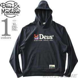 大きいサイズ メンズ DEUS EX MACHINA デウス エクス マキナ プリント プルオーバー パーカー RUBBLE HOODIE USA直輸入 dmf228332