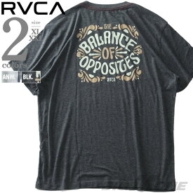 大きいサイズ メンズ RVCA ルーカ プリント 半袖 Tシャツ TRIPPY TIMES SS USA直輸入 avyzt00202