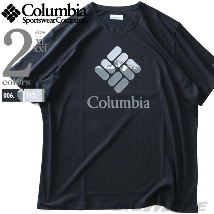 楽天市場】大きいサイズ メンズ Columbia コロンビア ロゴプリント 