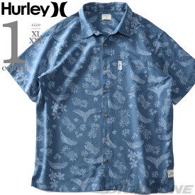 大きいサイズ メンズ HURLEY ハーレー 麻混 総柄 半袖 シャツ RINCON LINEN SS USA直輸入 mvs0005280