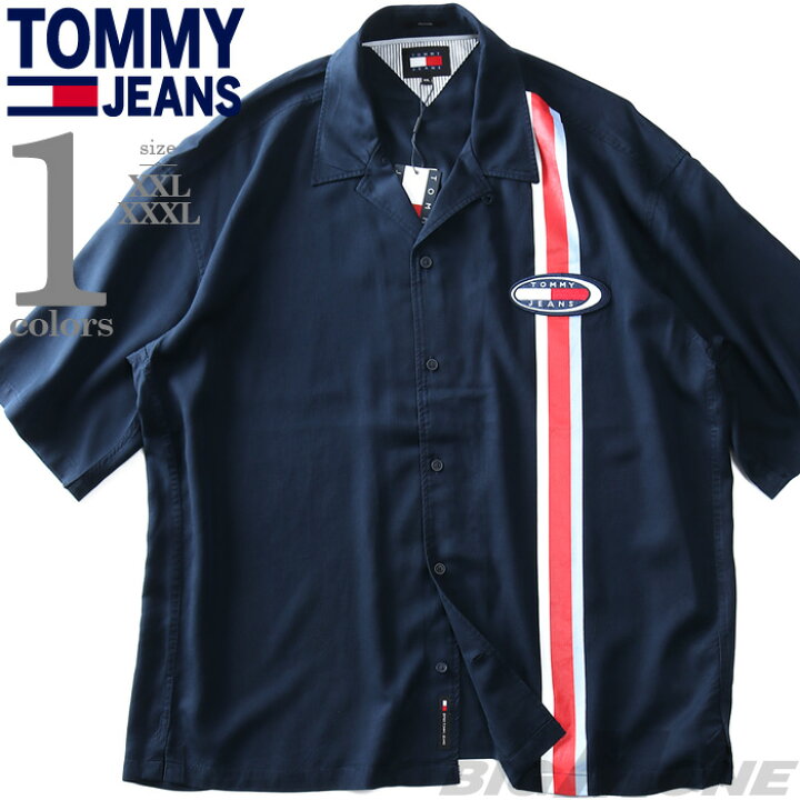 楽天市場】大きいサイズ メンズ TOMMY JEANS トミージーンズ 半袖 
