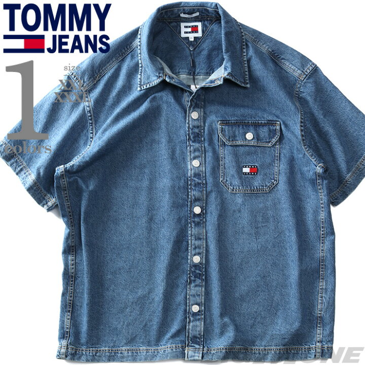 楽天市場】大きいサイズ メンズ TOMMY JEANS トミージーンズ 半袖 