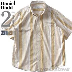 �傫���T�C�Y �����Y DANIEL DODD �p�i�} �X�g���C�v ���� �{�^���_�E�� �V���c 715-sh240212