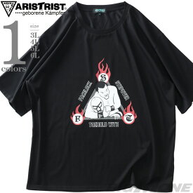 大きいサイズ メンズ ARISTRIST アリストトリスト トライアングルプリント 半袖 Tシャツ 春夏新作 4573-304l