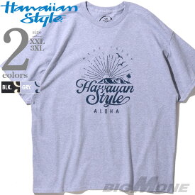 大きいサイズ メンズ HAWAIIAN STYLE ハワイアンスタイル LOCAL MOTION ローカルモーション 半袖 プリント Tシャツ USA直輸入 mts20110az