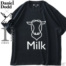 大きいサイズ メンズ DANIEL DODD × KAMETSURU かめつる プリント 半袖 Tシャツ tk-t220237
