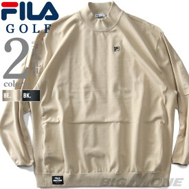 大きいサイズ メンズ FILA GOLF フィラゴルフ ハイネック ニット ロング Tシャツ ゴルフウェア 782710k