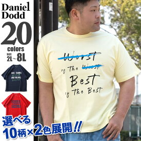 大きいサイズ メンズ プリント 半袖 Tシャツ 全20色 DANIEL DODD azt-2202pt1