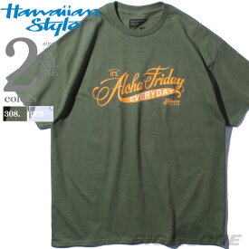 大きいサイズ メンズ HAWAIIAN STYLE ハワイアンスタイル LOCAL MOTION ローカルモーション 半袖 プリント Tシャツ USA直輸入 mts19411