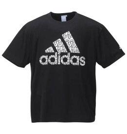 大きいサイズ メンズ adidas BOSロゴ 半袖 Tシャツ ブラック 1278-3120-2 3XO 4XO 5XO 6XO 7XO 8XO