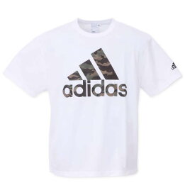 大きいサイズ メンズ adidas BOSカモ 半袖 Tシャツ ホワイト 1278-3290-1 3XO 4XO 5XO 6XO 7XO 8XO