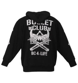 大きいサイズ メンズ 新日本プロレス BULLET CLUB'22 フルジップ パーカー ブラック 1278-3696-1 3L 4L 5L 6L