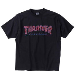 大きいサイズ メンズ THRASHER veins comp 半袖 Tシャツ ブラック 1278-4563-2 3L 4L 5L 6L 8L