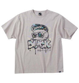 大きいサイズ メンズ b-one-soul DUCK DUDE スプラッシュ 半袖 Tシャツ ベージュ 1258-4290-1 3L 4L 5L 6L