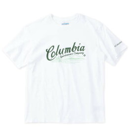 大きいサイズ メンズ Columbia ロッカウェイリバーグラフィック 半袖 Tシャツ ホワイト 1278-4240-1 1X 2X 3X 4X 5X 6X