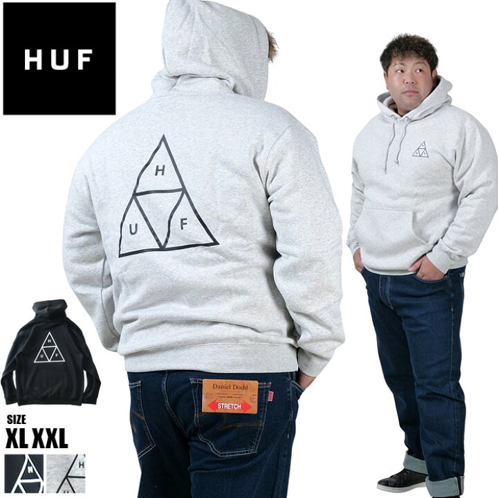 楽天市場】大きいサイズ メンズ HUF ハフ プルオーバー パーカー SET 