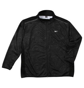 大きいサイズ メンズ Reebok ストレッチ ジャージ ジャケット チャコール 1278-4626-3 3L 4L 5L 6L 8L