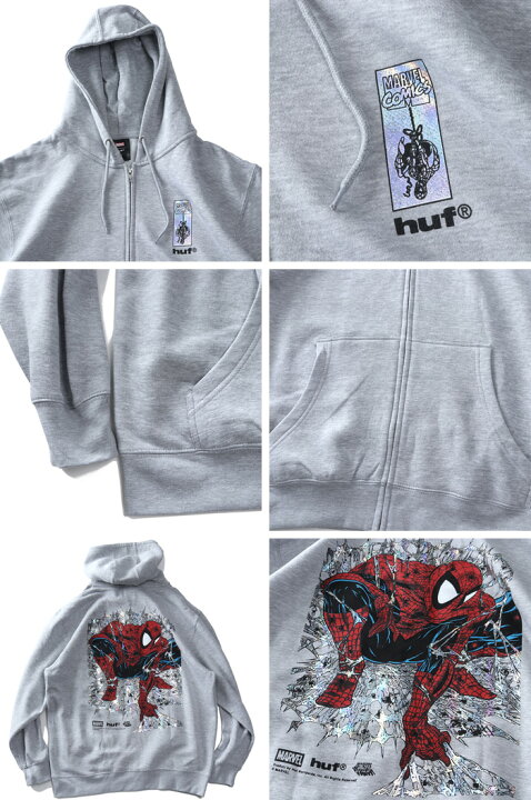 楽天市場】大きいサイズ メンズ HUF ハフ x MARVEL マーベル 