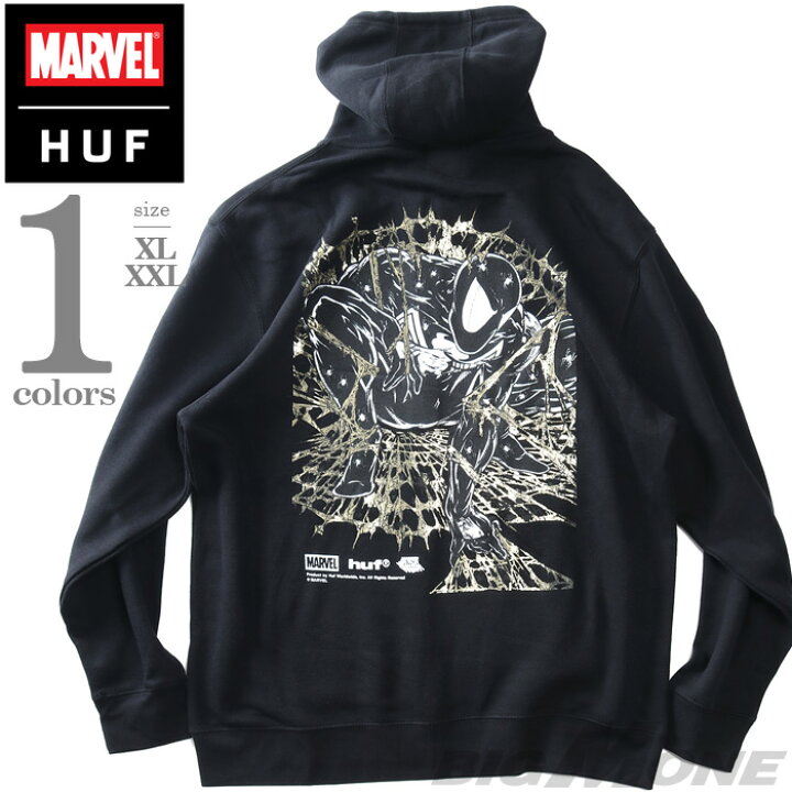 楽天市場】大きいサイズ メンズ HUF ハフ x MARVEL マーベル 