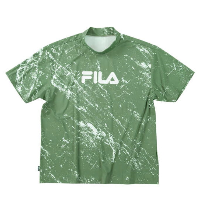 楽天市場】大きいサイズ メンズ FILA GOLF モックネック柄 半袖 シャツ 