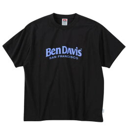 大きいサイズ メンズ BEN DAVIS 80sデザイン 半袖 Tシャツ ブラック 1278-5591-2 3L 4L 5L 6L