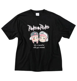 大きいサイズ メンズ PeKo&PoKo 天竺 半袖 Tシャツ ブラック 1278-5520-2 3L 4L 5L 6L 8L