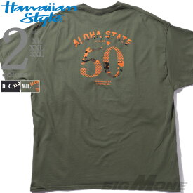 大きいサイズ メンズ HAWAIIAN STYLE ハワイアンスタイル LOCAL MOTION ローカルモーション 半袖 プリント Tシャツ USA直輸入 綿100% 3L 4L 5L 6L 7L 8L サーフ リゾート アメカジ カジュアル クールビズ 夏 ビッグサイズ おしゃれ mts22214az