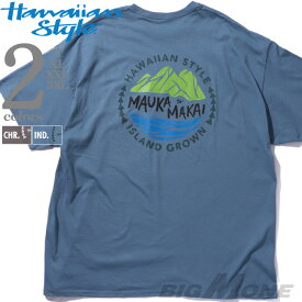 大きいサイズ メンズ HAWAIIAN STYLE ハワイアンスタイル LOCAL MOTION ローカルモーション 半袖 プリント Tシャツ USA直輸入 綿100% 3L 4L 5L 6L 7L 8L サーフ リゾート アメカジ カジュアル クールビズ 夏 ビッグサイズ おしゃれ mts22302az