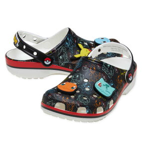 傫TCY Y crocs T_ POKEMON PRINT CLASSIC CLOG }` 1240-5342-1 M12 M13