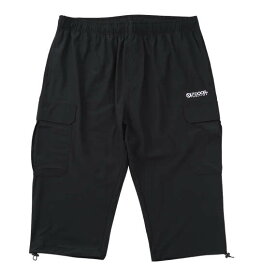 大きいサイズ メンズ ヒヤロン×OUTDOOR PRODUCTS 接触冷感 カーゴ クロップド パンツ ブラック 1274-6270-2 3L 4L 5L 6L 7L 8L