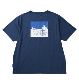 大きいサイズ メンズ ヒヤロン×OUTDOOR PRODUCTS 接触冷感 半袖 Tシャツ ブルーグレー 1278-6517-2 3L 4L 5L 6L 7L 8L