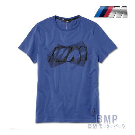 BMW 純正 M COLLECTION Mロゴ Tシャツ ブルー メンズ コレクション