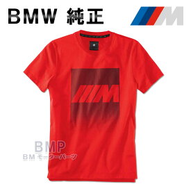 BMW 純正 M COLLECTION Mロゴ Tシャツ メンズ レッド コレクション