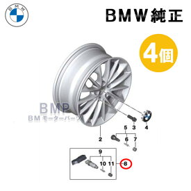 BMW 純正 ホイール センサー エア バルブ RDC スクリューバルブ 4本セット タイア空気圧表示 315MHZ