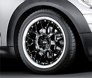 BMW MINI アロイ ホイール 7X17 ET48 クロス スポーク コンポジット R90 ブラック